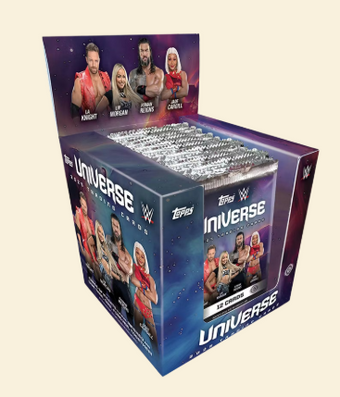 compare product 2025 Topps WWE Universe Wrestling Hobby Box