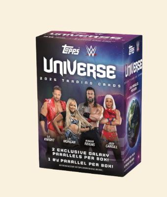 compare product 2025 Topps WWE Universe Wrestling Blaster Box