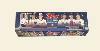 compare product 2025 Topps Baseball Complete Retail Factory Set Box
