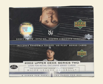 compare product 2002 Upper Deck Series 2 Baseball Hobby Box
