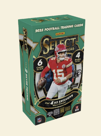 compare product 2025 Panini Select Football H2 Box