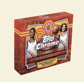 compare product 2025-26 Topps Chrome Mcdonald's All-American Basketball Hobby Box
