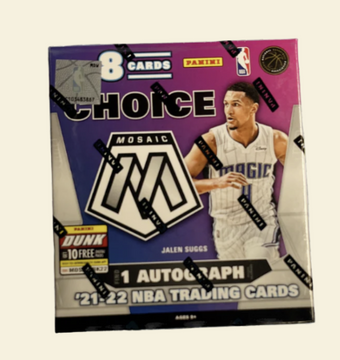 compare product 2021-22 Panini Mosaic Basketball Choice Hobby Box