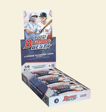 compare product 2025 Bowman's Best Baseball Hobby Box