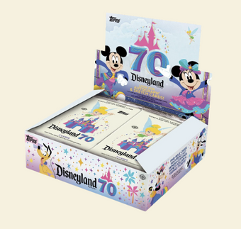 compare product 2025 Topps Disneyland 70th Anniversary Hobby Box