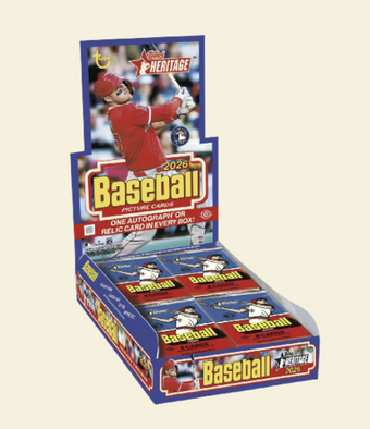 compare product 2026 Topps Heritage Baseball Hobby Box