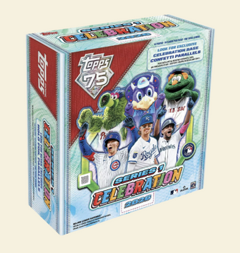 compare product 2026 Topps Series 1 Baseball Celebration Mega Box