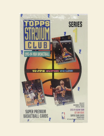 compare product 1993-94 Topps Stadium Club Series 1 Basketball Hobby Box
