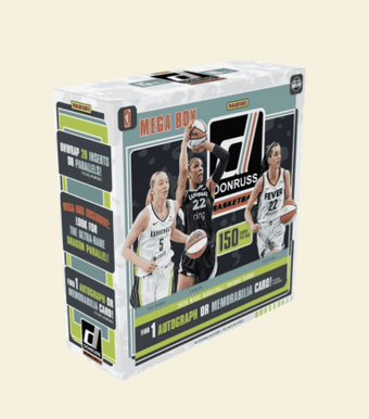 compare product 2025 Panini Donruss WNBA Basketball Mega Box