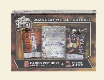 compare product 2026 Leaf Metal Football Hobby Box