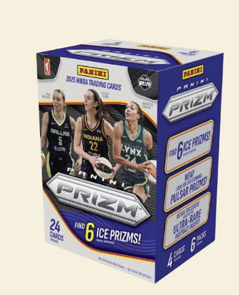 compare product 2025 Panini Prizm WNBA Basketball Blaster Box (Ice Prizms)