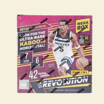 compare product 2024-25 Panini Revolution Basketball Mega Box (Cosmo & Storm Parallels!)