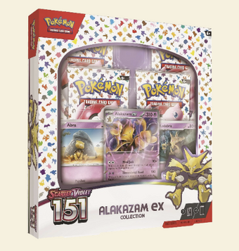 compare product Pokemon: 151 Alakazam Ex Collection Box
