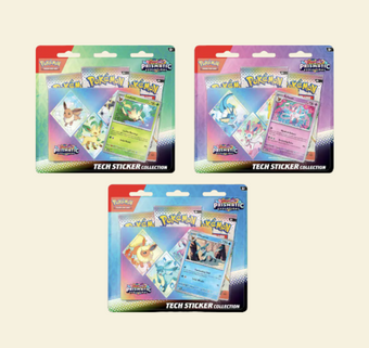 compare product Pokemon: Prismatic Evolutions Tech Sticker Collection