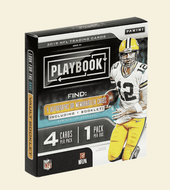 compare product 2019 Panini Playbook Football Hobby Box