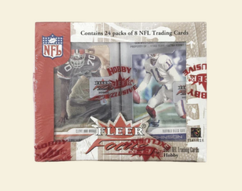 compare product 2001 Fleer Focus Football Hobby Box