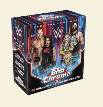 compare product 2026 Topps Chrome WWE Wrestling Mega Box