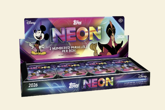 compare product 2026 Topps Disney Neon Hobby Box