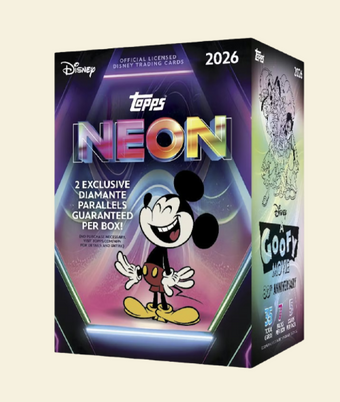 compare product 2026 Topps Disney Neon Blaster Box