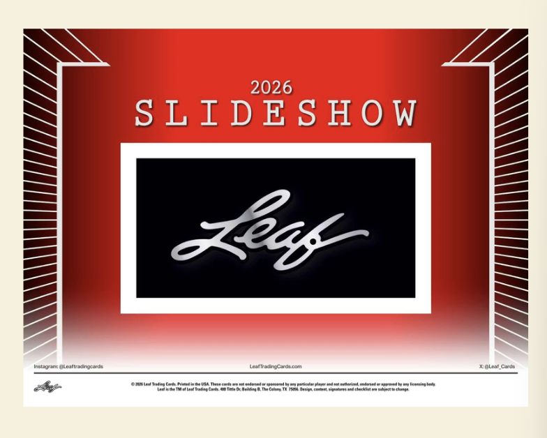 2026 Leaf Slideshow Hobby Box