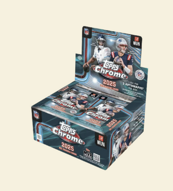 compare product 2025 Topps Chrome Football Jumbo Box