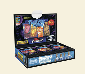 compare product 2026 Topps Marvel Finest The Fantastic Four 65th Anniversary Hobby Box