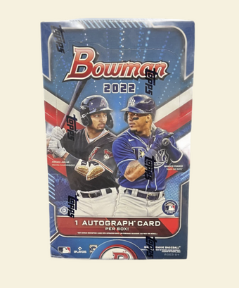 compare product 2022-23 Topps Bowman Baseball Hobby Box