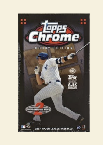 compare product 2007 Topps Chrome Baseball Hobby Box