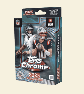 compare product 2025 Topps Chrome Football Hanger Box