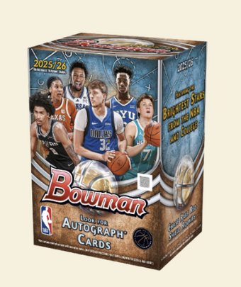 compare product 2025-26 Bowman Basketball Blaster Box