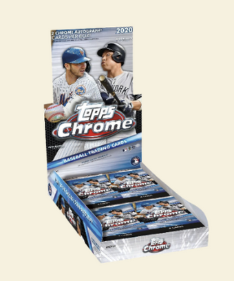 compare product 2020 Topps Chrome Baseball Hobby Box