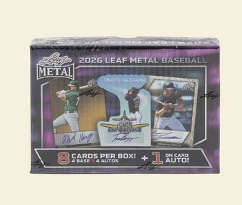 compare product 2026 Leaf Metal Baseball Hobby Box