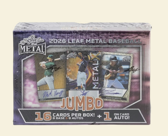 compare product 2026 Leaf Metal Baseball Hobby Jumbo Box