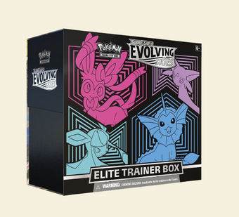 compare product Pokemon: Evolving Skies Elite Trainer Box (Glaceon/Vaporeon/Sylveon/Espeon)