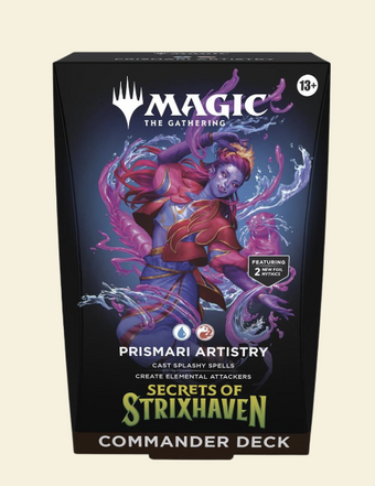 compare product MTG: Prismari Artistry Secrets of Strixhaven Commander Deck
