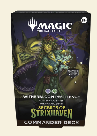 compare product MTG: Witherbloom Pestilence Secrets of Strixhaven Commander Deck