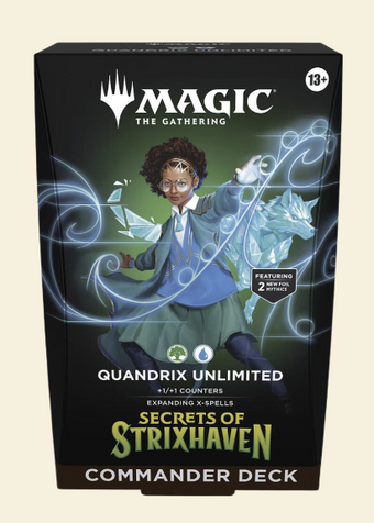 compare product MTG: Quandrix Unlimited Secrets of Strixhaven Commander Deck