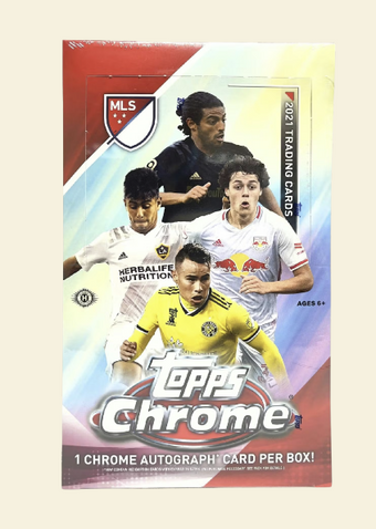 compare product 2021 Topps MLS Chrome Soccer Hobby Box