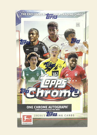compare product 2020-21 Topps Chrome Bundesliga Soccer Hobby Box