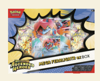 compare product Pokemon: Mega Evolution Ascended Heroes EX Box