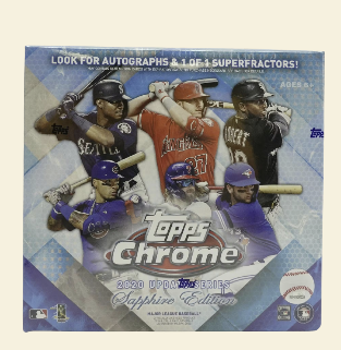 compare product 2020 Topps Chrome Update Sapphire Baseball Box