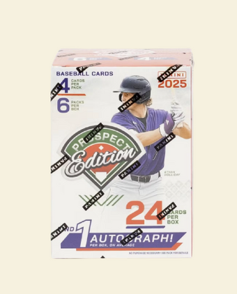 compare product 2025 Panini Prospect Edition Baseball Blaster Box