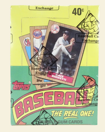 compare product 1987 Topps Baseball Box