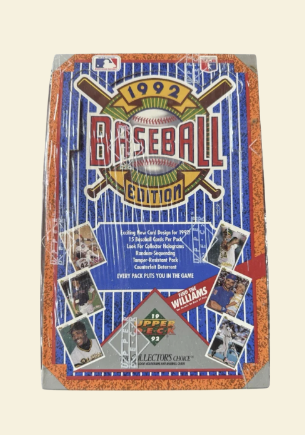 compare product 1992 Upper Deck Low Series Baseball Box