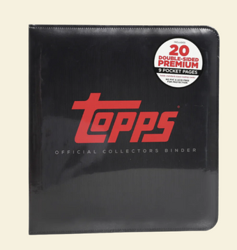 compare product Topps Black Official Collectors Binder