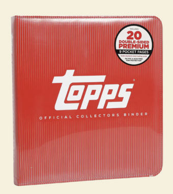compare product Topps Red Official Collectors Binder
