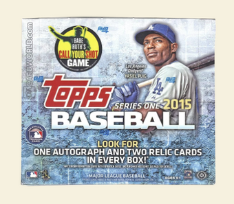 compare product 2015 Topps Series 1 Baseball HTA Jumbo Box