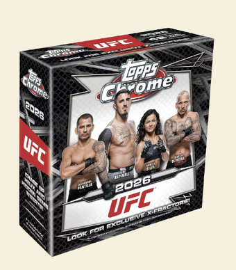 compare product 2026 Topps Chrome UFC Mega Box