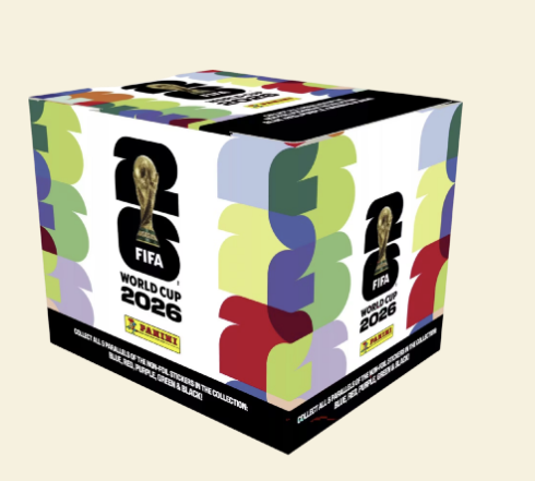 2026 Panini FIFA World Cup Soccer Sticker 50-Pack Box