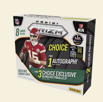 compare product 2025 Panini Prizm Football Choice Box